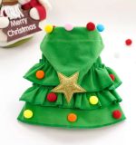 yorkie Xmas tree costume 3