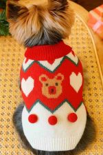 Yorkie Pom-Pom Sweater